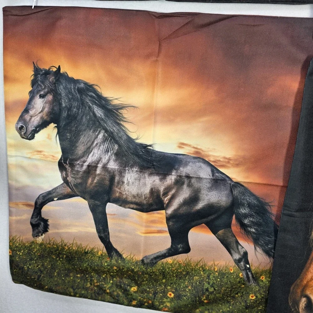 Western Decor Horse Pillow Covers 19